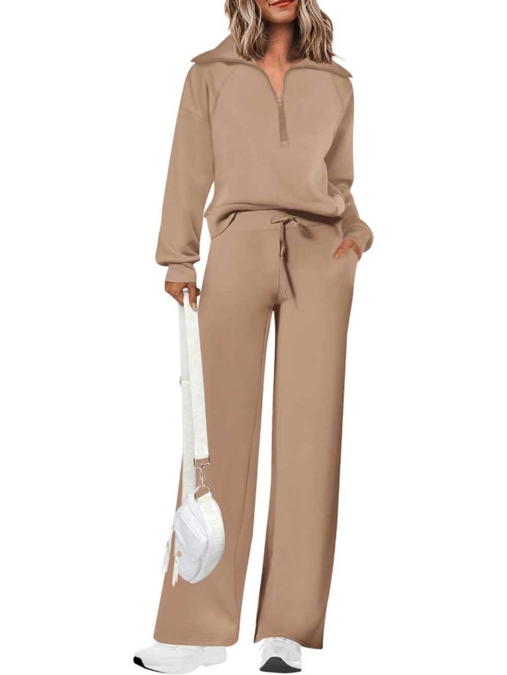 Chic Women's 2 Piece Matching Lounge Set | Cozy Sweatsuit for Casual Style